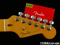 FENDER AMERICAN ULTRA II STRATOCASTER STRAT NECK W LOCKING TUNERS 