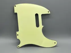 T21 AGED RELIC PICKGUARD FOR FENDER TELECASTER / TELE 5 HOLE MINT GREEN
