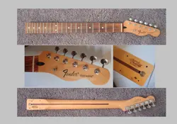 GENUINE FENDER TELECASTER REPLACEMENT NECK MADE IN MEXICO + TUNERS TELE 2017