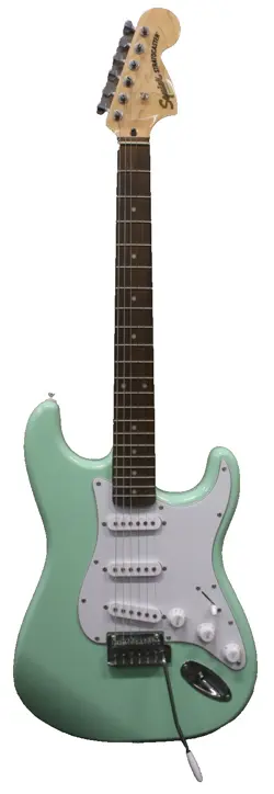 2021 SQUIER BY FENDER STRATOCASTER, LAUREL FINGERBOARD, SURF GREEN
