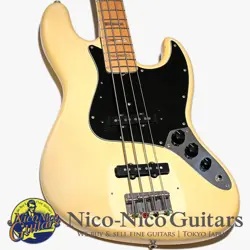 FENDER 1975 JAZZ BASS WHITE MAPLE