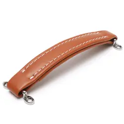 BROWN LEATHER STYLE GUITAR AMPLIFIER HANDLE STRAP FOR FENDER AMP INSTRUMENTS WW