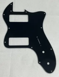 BLACK 3-PLY FOR FIT FENDER '72 THINLINE TELECASTER P90 GUITAR PICKGUARD