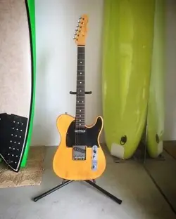 FENDER JAPAN TELECASTER 1984 - 1987 ELECTRIC GUITAR NATURAL WITH SOFT CASE