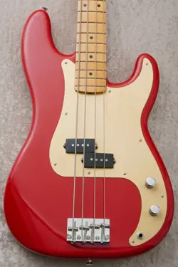FENDER VINTERA 50S PRECISION BASS DAKOTA RED 2022 USED 3.75LBS