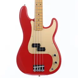 FENDER VINTERA 50S PRECISION BASS DAKOTA RED USED LIGHTWEIGHT 8 LBS