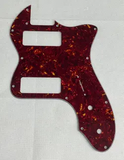 RED TORTOISE 4-PLY FOR FIT FENDER '72 THINLINE TELECASTER P90 GUITAR PICKGUARD
