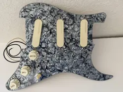 LACE SENSOR GOLD SSS LOADED PICKGUARD FOR FENDER STRAT 7 WAY GILMOUR SWITCH MOD