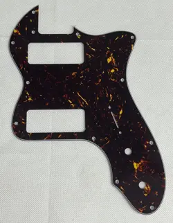 BROWN TORTOISE 4-PLY FOR FIT FENDER '72 THINLINE TELECASTER P90 GUITAR PICKGUARD