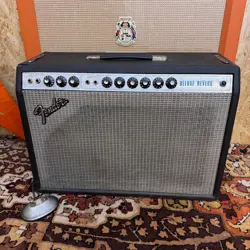 VINTAGE 1976 FENDER DELUXE REVERB 1X12 SILVERFACE USA EXPORT AMPLIFIER COMBO 70S