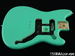 2022 FENDER PLAYER DUO-SONIC BODY GUITAR *ALDER OFFSET SEA FOAM GREEN.