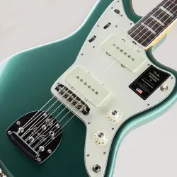 FENDER AMERICAN VINTAGE II 1966 JAZZMASTER SHERWOOD GREEN METALLIC ROSEWOOD FING