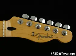 USED FENDER PLAYER II SERIES TELECASTER HH TELE NECK & TUNERS ROLLED EDGES MAPLE