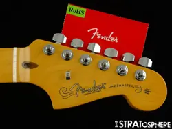 FENDER AMERICAN PROFESSIONAL II JAZZMASTER NECK W/ TUNERS, DEEP C MN MAPLE