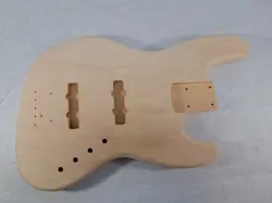 UNFINISHED BASSWOOD JAZZ BASS GUITAR BODY - FITS FENDER NECKS J2142