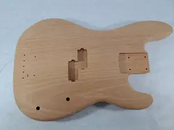 UNFINISHED ONE PIECE MAHOGANY P BASS GUITAR BODY - FITS FENDER NECKS J2147