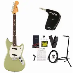 FENDER PLAYER II MUSTANG ROSEWOOD FINGERBOARD BIRCH GREEN GP-1 ELECTRIC GUITAR W