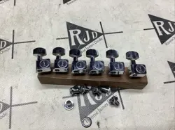 80’S ERA FENDER SCHALLER LOGO CHROME TUNERS TUNING MACHINES KEYS PEG HEADS