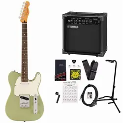 FENDER PLAYER II TELECASTER ROSEWOOD FINGERBOARD BIRCH GREEN YAMAHA GA15II AMPLI