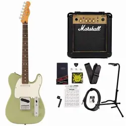 FENDER PLAYER II TELECASTER ROSEWOOD FINGERBOARD BIRCH GREEN MARSHALLMG10 AMPLIF