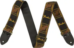 MONOGRAM STRAP BLACK/YELLOW