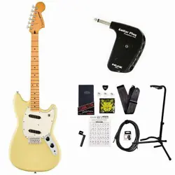 FENDER PLAYER II MUSTANG MAPLE FINGERBOARD HIALEAH YELLOW GP-1 ELECTRIC GUITAR W