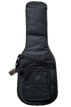 FENDER DELUXE BLACK PADDED GIG BAG FOR STRATOCASTER AND TELECASTER