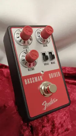 EFFECT PEDAL MODEL BASSMAN DRIVER FENDER E2D72