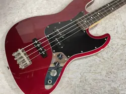 FENDER JAPAN AERODYNE JAZZ BASS USED ALDER BODY RED