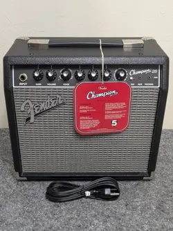 FENDER CHAMPION 20 20-WATT ELECTRIC GUITAR AMPLIFIER BLACK - BRAND NEW OLD STOCK