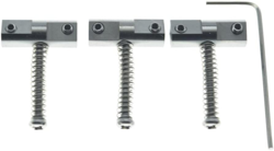 3PCS TITANIUM VINTAGE GUITAR BRIDGE SADDLES FOR FENDER TELE TELECASTER