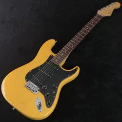 USED FENDER USA / AMERICAN DELUXE STRATOCASTER ASH BUTTER SCOTCH BLONDE GUITAR