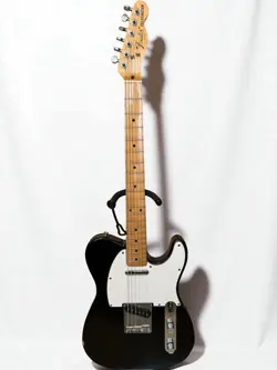 FENDER JAPAN TELECASTER ELECTRIC GUITAR F SERIAL ELECTRIC GUITAR BLACK ALDER