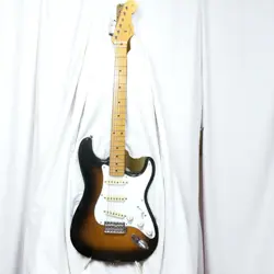 FENDER JAPAN STRATOCASTER ELECTRIC GUITAR 1991 SUNBURST ELECTRIC GUITAR WITH