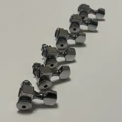 VINTAGE 80’S SPERZEL TRIM-LOK LOCKING TUNERS (6 IN LINE) CHROME USA FOR FENDER