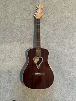 FENDER ALKALINE TRIO MALIBU ACOUSTIC GUITAR