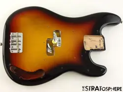 FENDER AV II AMERICAN VINTAGE 1960 PRECISION P BASS BODY & HARDWARE SUNBURST