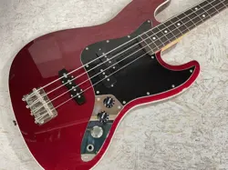 FENDER JAPAN AERODYNE JAZZ BASS RED USED ELECTRIC BASS GUITAR ALDER BODY