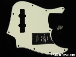 FENDER PLAYER II JAZZ J BASS PARCHMENT PICKGUARD GUITAR PARTS 3 PLY