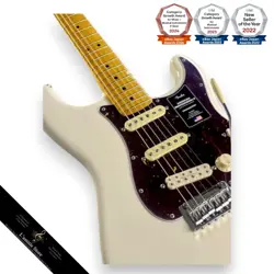 FENDER AMERICAN PROFESSIONAL II STRATOCASTER OLYMPIC ELECTRIC GUITAR
