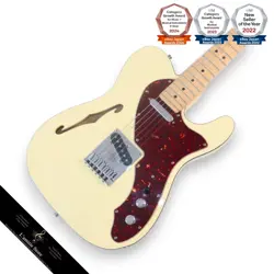 FENDER AMERICAN DELUXE TELECASTER THINLINE ELECTRIC GUITAR OLYMPIC WHITE