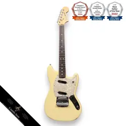 FENDER AMERICAN PERFORMER MUSTANG VINTAGE WHITE ELECTRIC GUITAR