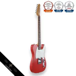 FENDER AMERICAN VINTAGE 64 TELECASTER FIESTA RED ELECTRIC GUITAR
