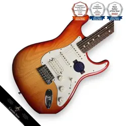 FENDER AMERICAN STANDARD STRATOCASTER GUITAR WITH HARD CASE