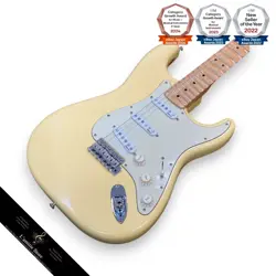 FENDER YNGWIE MALMSTEEN STRATOCASTER VINTAGE WHITE WITH DIMARZIO
