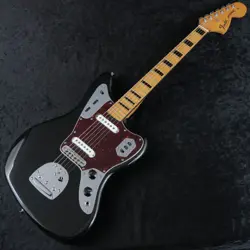 NEW FENDER / VINTERA II 70S JAGUAR MAPLE FINGERBOARD BLACK S/N MX25043696 GUITAR