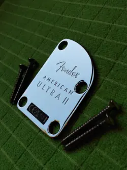 LEFTY ~ FENDER AMERICAN ULTRA II ~ STRATOCASTER TELECASTER METEORA NECK PLATE