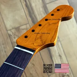 VINTAGE 21 FRET ROASTED MAPLE  ROSEWOOD STRAT NECK NITRO SATIN FIT FENDER VSR1H