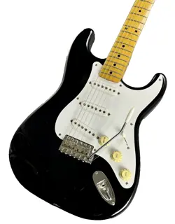 [FENDER JAPAN] ST-57 -BLACK- USED ELECTRIC GUITAR 2000 WITH SOFT CASE $ ARM