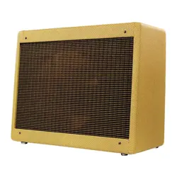 MOJOTONE FENDER TWEED DELUXE STYLE 1X12 COMBO GUITAR AMP CABINET, LACQUERED, NEW